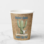 ワイルドウエストカウボーイ 紙コップ (正面)