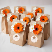 ワイルドウエストカントリー西フローラワゴンベビーシャワー ラウンドシール