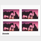 ワイルドウエストキャンプ 長方形シール (シート)