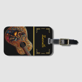 ワイルドウエストギターアーティストリー ラゲッジタグ (正面横)