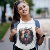 ワイルドウエストクイーン：ザ女性のカーボーイチャーム Tシャツ