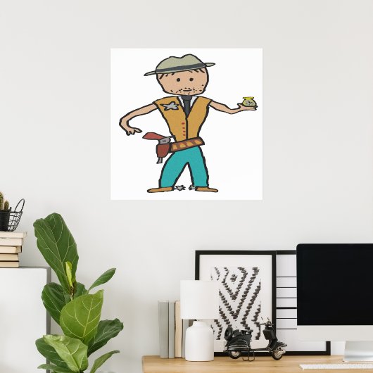 ワイルドウエストシェリフ ポスター (ホームオフィス)