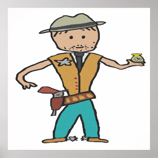 ワイルドウエストシェリフ ポスター (正面)