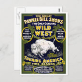 ワイルドウエストショー, 1903 ポストカード (正面/裏面)