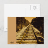 ワイルドウエストトレイントラックポストカードバイビベリ ポストカード (正面/裏面)