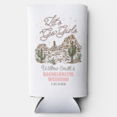 ワイルドウエストバチェロレッテレッツゴーガールズクーラーボックス スリム缶クーラー (正面)