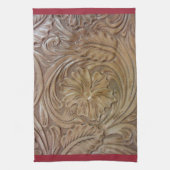 ワイルドウエストバラ キッチンタオル (縦)