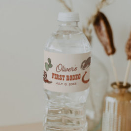 ワイルドウエストファーストロデオ誕生日 ペットボトルラベル