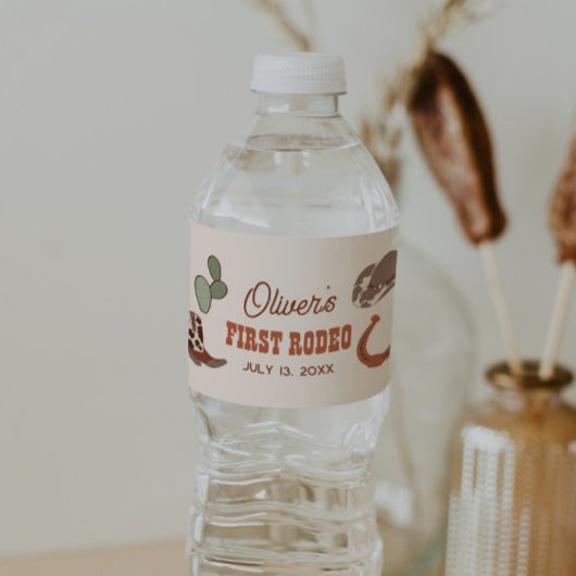ワイルドウエストファーストロデオ誕生日 ペットボトルラベル