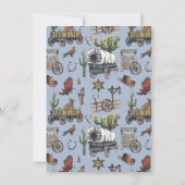 ワイルドウエストホースウェスタンバースデーパーティー 招待状 (裏面)