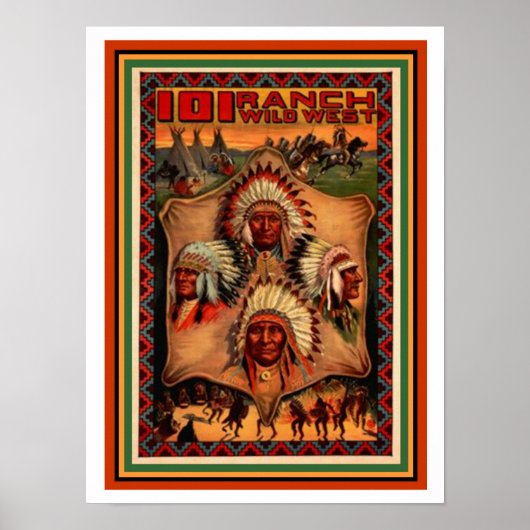 ワイルドウエストランチのポスター12 x 16 ポスター (正面)