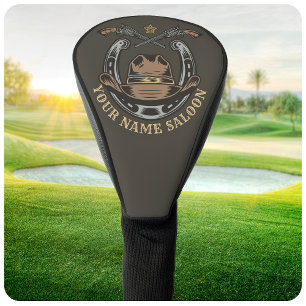 ワイルドウエストリボルバー馬蹄西カウボーイサロン ゴルフヘッドカバー