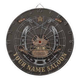 ワイルドウエストリボルバー馬蹄西カウボーイサロン ダーツボード