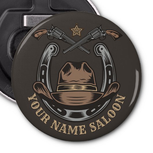 ワイルドウエストリボルバー馬蹄西カウボーイサロン 栓抜き