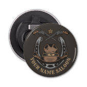 ワイルドウエストリボルバー馬蹄西カウボーイサロン 栓抜き (正面)