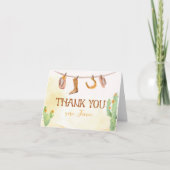 ワイルドウエストロデオサンキューカード サンキューカード (正面)