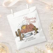 ワイルドウエストロデオバースデーパーティー フェイバーバッグ (クリップ留めされた状態)