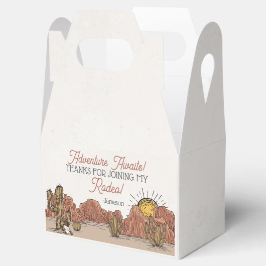 ワイルドウエストロデオバースデーパーティー フェイバーボックス (オープン)