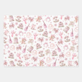 ワイルドウエストロデオ女性のカーボーイ ラッピングペーパーシート (正面2)