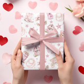 ワイルドウエストロデオ女性のカーボーイ ラッピングペーパーシート