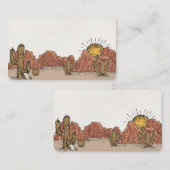 ワイルドウエストロデオ座席表誕生日またはベビーシャワー プレイスカード (正面/裏面)