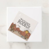 ワイルドウエストロデオ誕生日パーティーサークルのお願い フェイバータグ (インサイチュ)