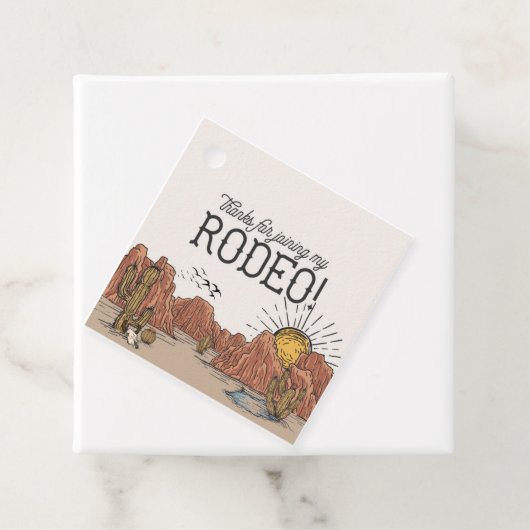 ワイルドウエストロデオ誕生日パーティーサークルのお願い フェイバータグ (インサイチュ)