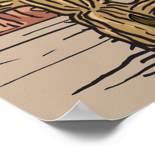 ワイルドウエストロデオ赤ちゃんシャワー歓迎サイン ポスター (角)