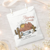 ワイルドウエストロデオ赤ちゃんシャワー フェイバーバッグ (クリップ留めされた状態)