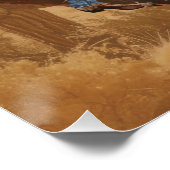 ワイルドウエストロードアップカウボーイウェルカムサイン ポスター (コーナー)