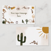 ワイルドウエストロードカウボーイ誕生日 エンクロージャーカード (正面/裏面)