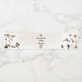 ワイルドウエストロードカウボーイ誕生日 ペットボトルラベル