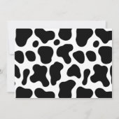 ワイルドウエスト女性のカーボーイ誕生日パーティーサンキューカード 招待状 (裏面)