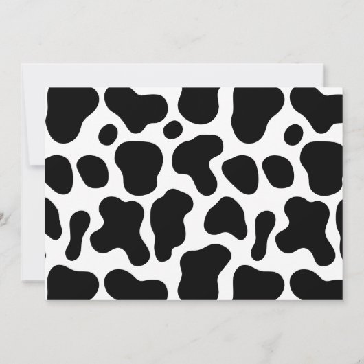 ワイルドウエスト女性のカーボーイ誕生日パーティーサンキューカード 招待状 (裏面)