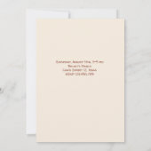 ワイルドウエスト女性のカーボーイ誕生日 招待状 (裏面)