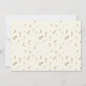 ワイルドウエスト女性のカーボーイ誕生日 招待状 (裏面)