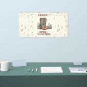 ワイルドウエスト女性のカーボーイ誕生日 横断幕 (トレードショー)