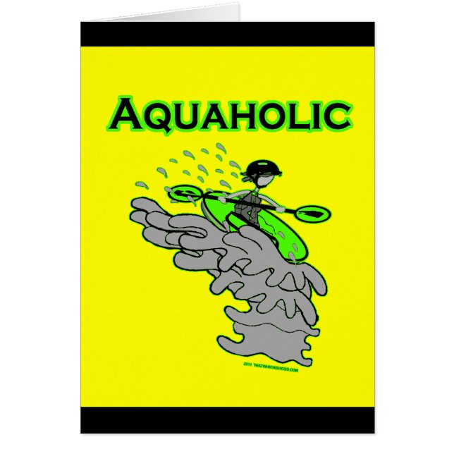 ワイルドウォーターのカヤックを漕ぐシルエット (正面)