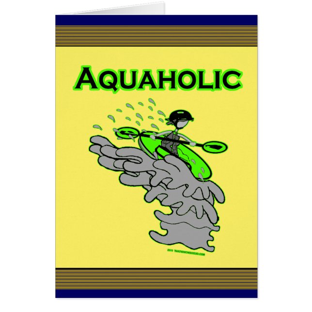 ワイルドウォーターのカヤックを漕ぐシルエット (正面)