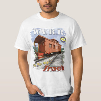 ワイルドウォーターの谷の鉄道車掌車のTシャツ Tシャツ