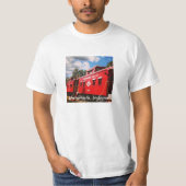 ワイルドウォーターの谷の鉄道車掌車 Tシャツ (正面)