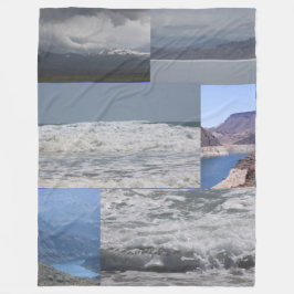 ワイルドウォーター毛布 フリースブランケット