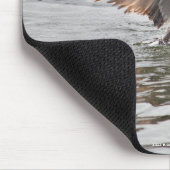 ワイルドウォーター鳥獣の鳥を愛するアヒルデザイン マウスパッド (コーナー)