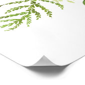 ワイルドウッズボタニカルシーティングプラン結婚のサインなし ポスター (角)