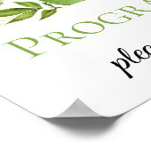 ワイルドウッズ・ボタニカルズ ウェディングプログラム ポスター (角)