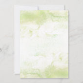 ワイルドウッズ ボタニカル モダン タイポグラフィー ウェディング 招待状 (裏面)