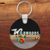 ワイルドウッドニュージャージーでワイルドウッドサイン キーホルダー (正面)