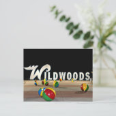 ワイルドウッドニュージャージーでワイルドウッドサイン ポストカード (スタンド正面)