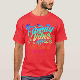ワイルドウッドビーチ ニュージャージー ファミリーの雰囲気 2025年 バケーション Tシャツ
