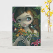 「ワイルドウッドブーケ」グリーティングカード カード (黄色い花)